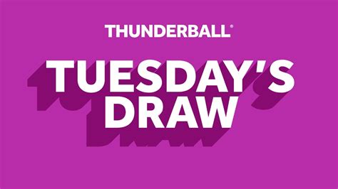 thunderball results for tonight youtube